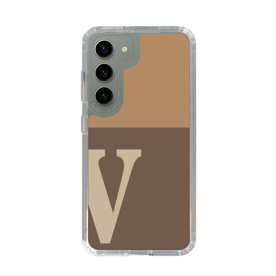 Slim Protection Case［ Original - initial two tone - V brown ］