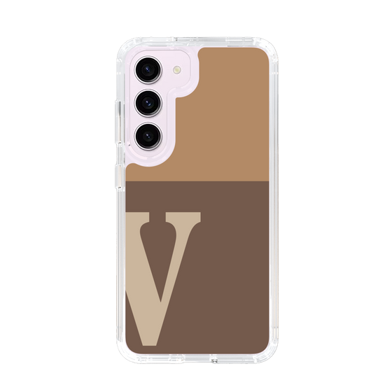 Slim Protection Case［ Original - initial two tone - V brown ］