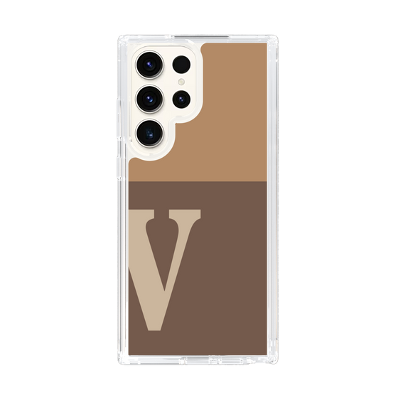 Slim Protection Case［ Original - initial two tone - V brown ］