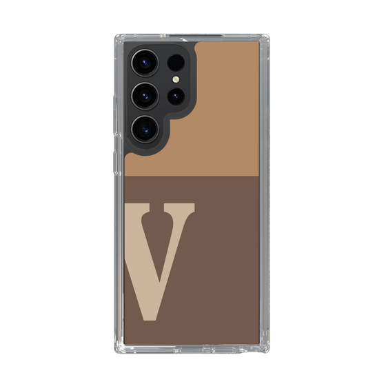 Slim Protection Case［ Original - initial two tone - V brown ］