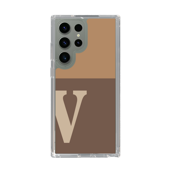 Slim Protection Case［ Original - initial two tone - V brown ］