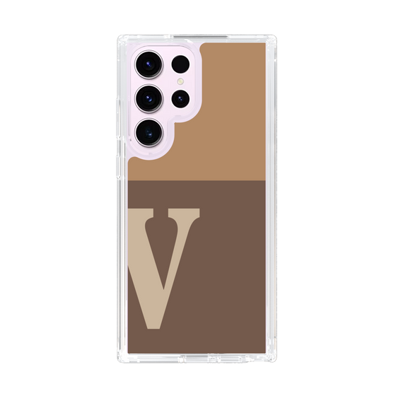 Slim Protection Case［ Original - initial two tone - V brown ］