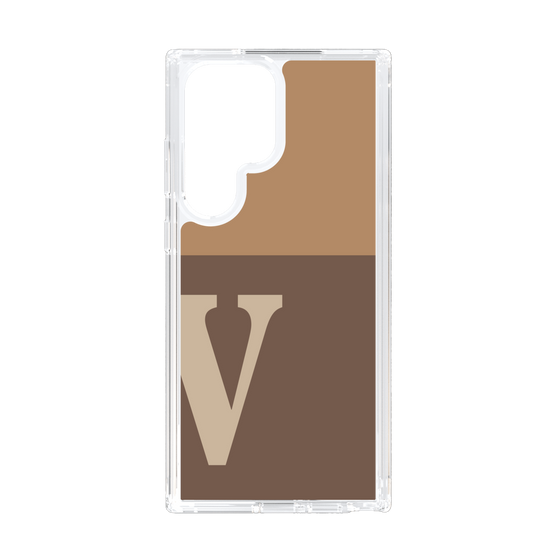 Slim Protection Case［ Original - initial two tone - V brown ］