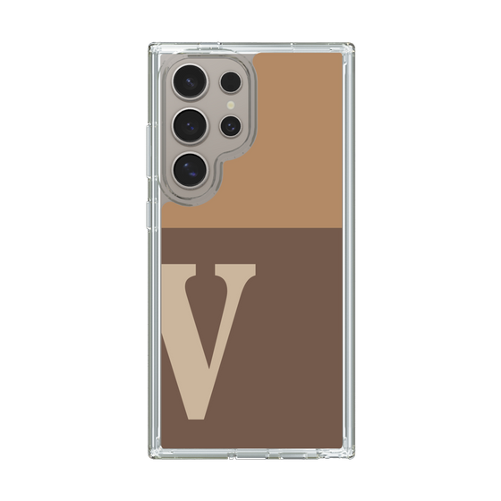 Slim Protection Case［ Original - initial two tone - V brown ］