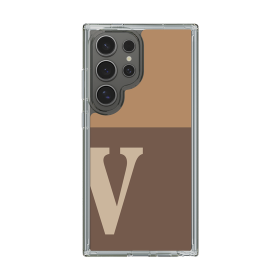 Slim Protection Case［ Original - initial two tone - V brown ］