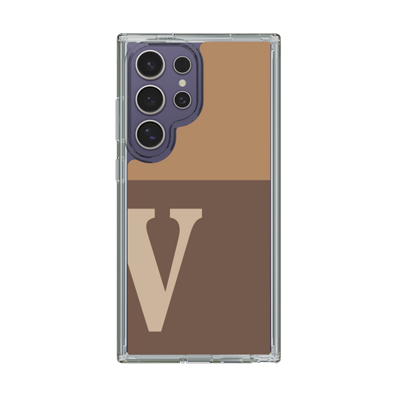 Slim Protection Case［ Original - initial two tone - V brown ］