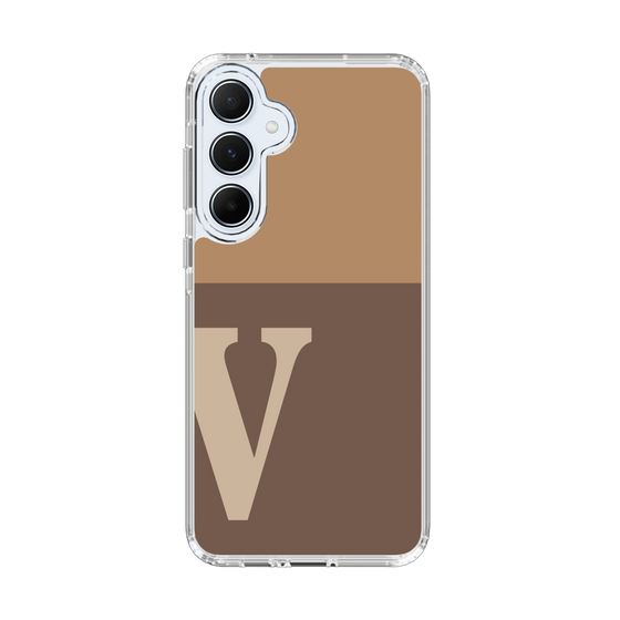 Slim Protection Case［ オリジナル - initial two tone - V brown ］