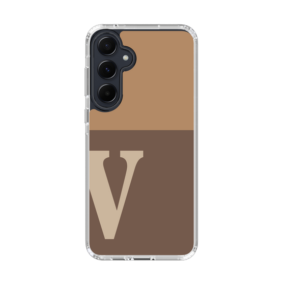 Slim Protection Case［ オリジナル - initial two tone - V brown ］