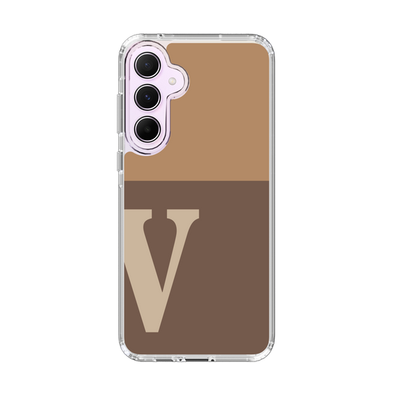 Slim Protection Case［ オリジナル - initial two tone - V brown ］