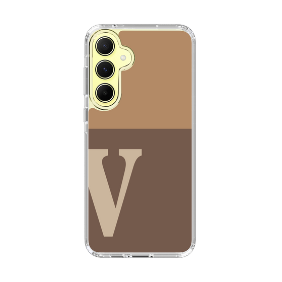 Slim Protection Case［ オリジナル - initial two tone - V brown ］