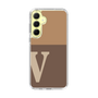 Slim Protection Case［ オリジナル - initial two tone - V brown ］