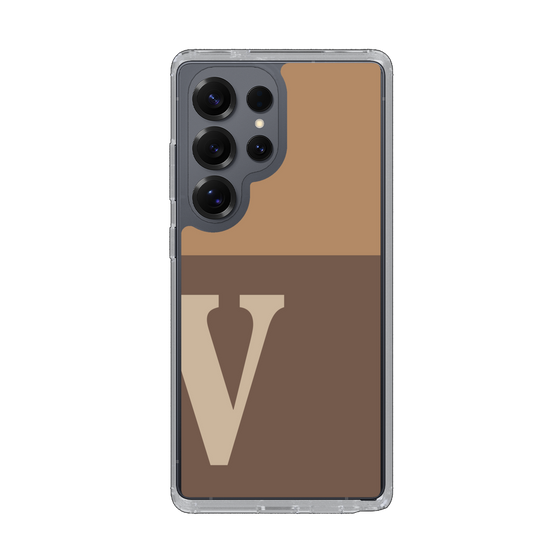 Slim Protection Case［ Original - initial two tone - V brown ］