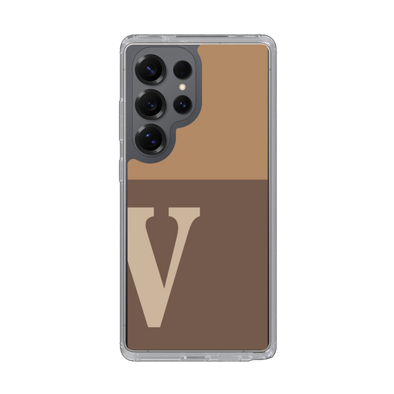 Slim Protection Case［ Original - initial two tone - V brown ］