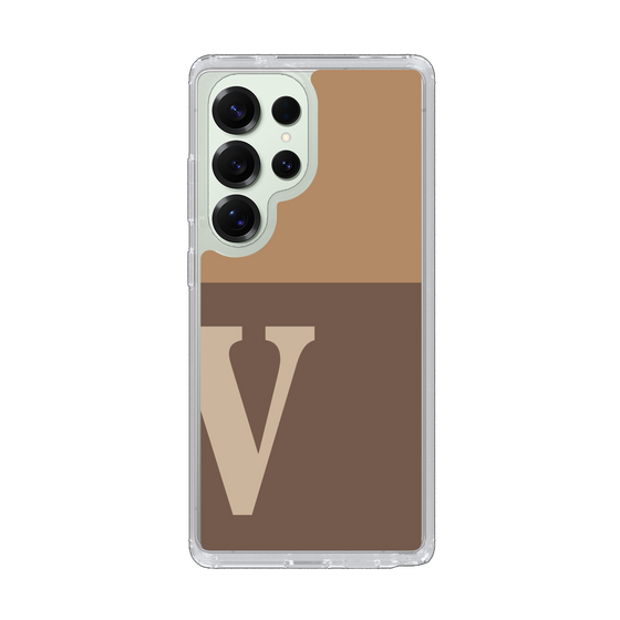 Slim Protection Case［ Original - initial two tone - V brown ］