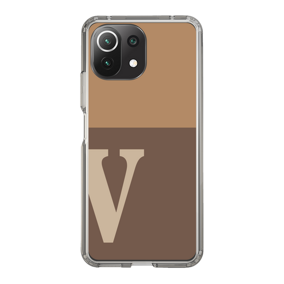 Slim Protection Case［ Original - initial two tone - V brown ］