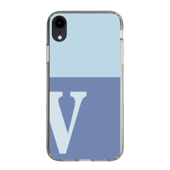Slim Protection Case［ Original - initial two tone - V blue ］