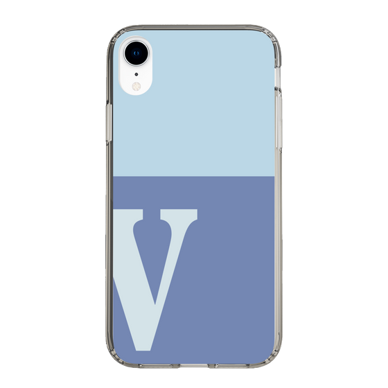 Slim Protection Case［ Original - initial two tone - V blue ］