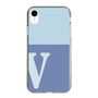 Slim Protection Case［ Original - initial two tone - V blue ］