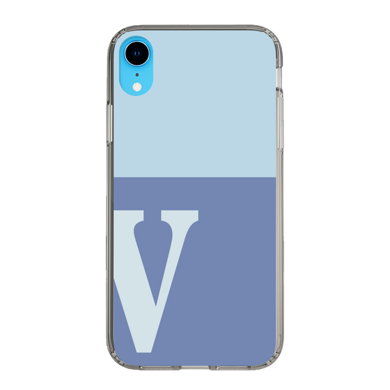 Slim Protection Case［ Original - initial two tone - V blue ］