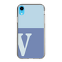 Slim Protection Case［ Original - initial two tone - V blue ］