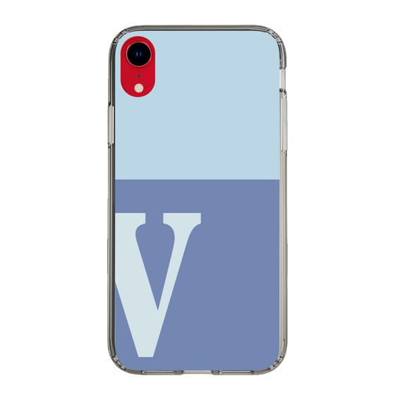 Slim Protection Case［ Original - initial two tone - V blue ］