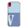 Slim Protection Case［ Original - initial two tone - V blue ］