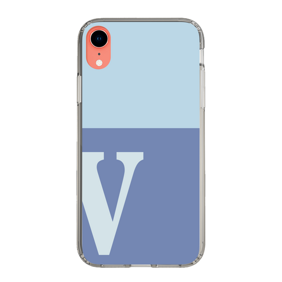 Slim Protection Case［ Original - initial two tone - V blue ］