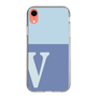 Slim Protection Case［ Original - initial two tone - V blue ］
