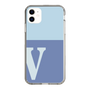 Slim Protection Case［ Original - initial two tone - V blue ］
