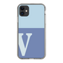 Slim Protection Case［ Original - initial two tone - V blue ］
