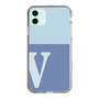 Slim Protection Case［ Original - initial two tone - V blue ］