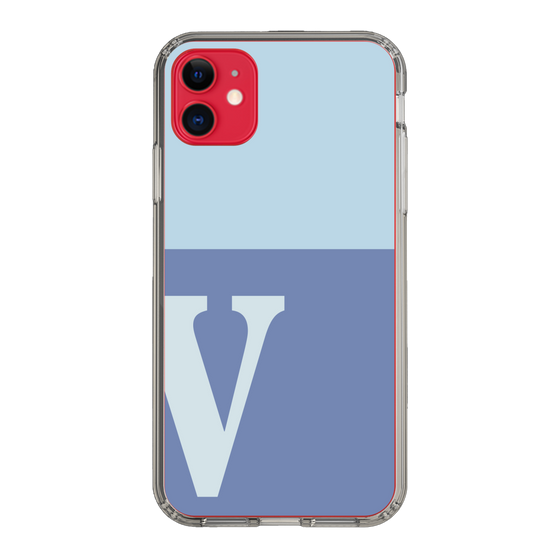 Slim Protection Case［ Original - initial two tone - V blue ］