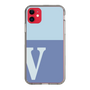 Slim Protection Case［ Original - initial two tone - V blue ］