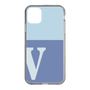 Slim Protection Case［ Original - initial two tone - V blue ］