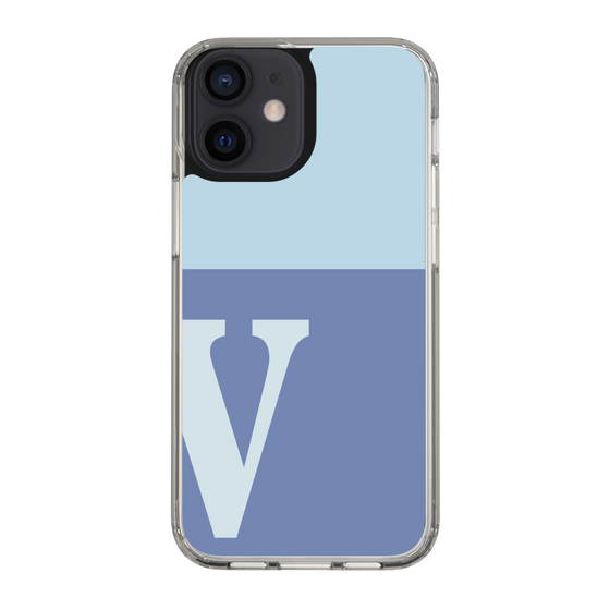 Slim Protection Case［ Original - initial two tone - V blue ］