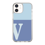 Slim Protection Case［ Original - initial two tone - V blue ］