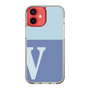 Slim Protection Case［ Original - initial two tone - V blue ］
