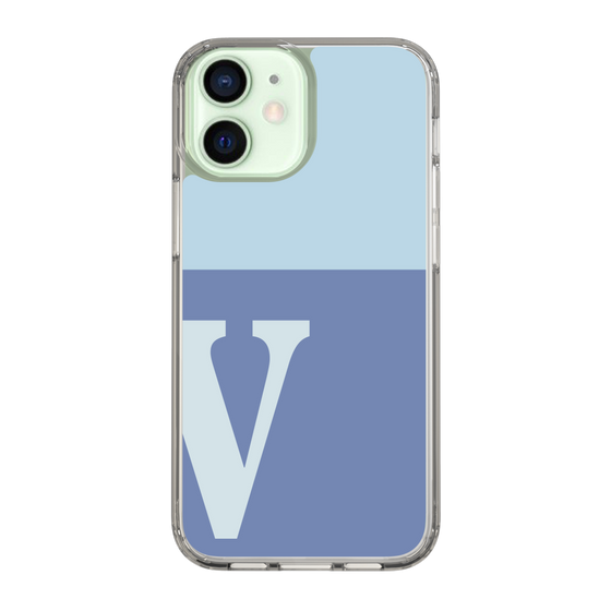 Slim Protection Case［ Original - initial two tone - V blue ］