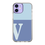 Slim Protection Case［ Original - initial two tone - V blue ］