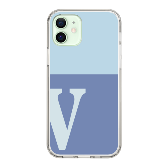 Slim Protection Case［ Original - initial two tone - V blue ］