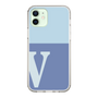 Slim Protection Case［ Original - initial two tone - V blue ］