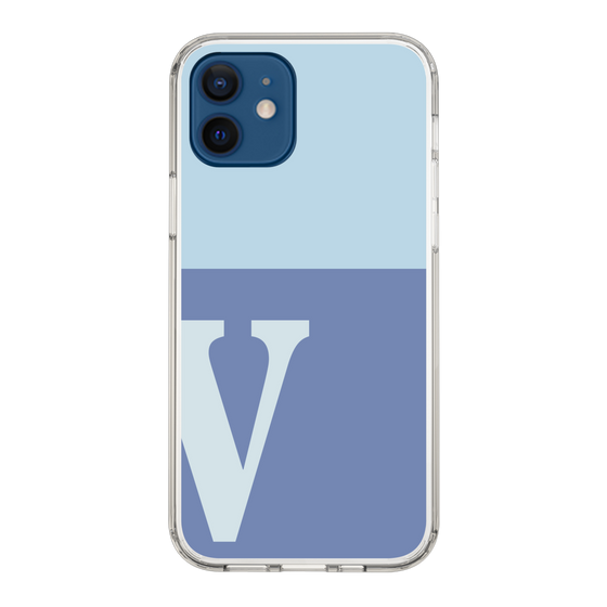 Slim Protection Case［ Original - initial two tone - V blue ］