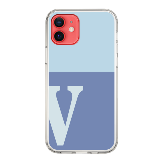 Slim Protection Case［ Original - initial two tone - V blue ］