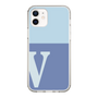 Slim Protection Case［ Original - initial two tone - V blue ］