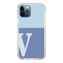 Slim Protection Case［ Original - initial two tone - V blue ］