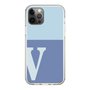 Slim Protection Case［ Original - initial two tone - V blue ］