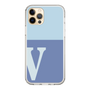 Slim Protection Case［ Original - initial two tone - V blue ］