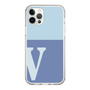 Slim Protection Case［ Original - initial two tone - V blue ］
