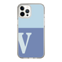 Slim Protection Case［ Original - initial two tone - V blue ］