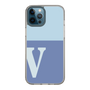 Slim Protection Case［ Original - initial two tone - V blue ］